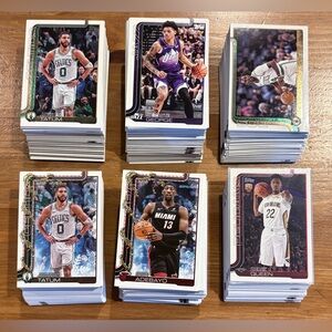2025 Topps Flagship & Holiday Basketball Card Lot